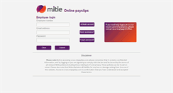 Desktop Screenshot of mipayslips.com
